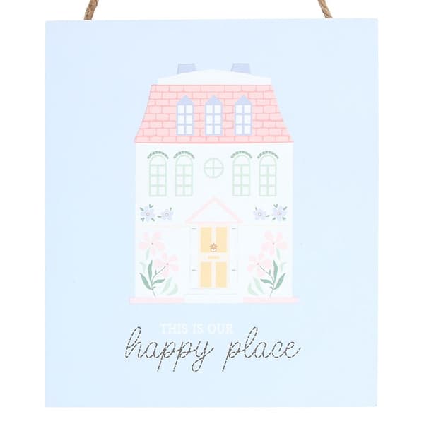 Something Different This Is Our Happy Place Hängande Skylt One Si Blue One Size