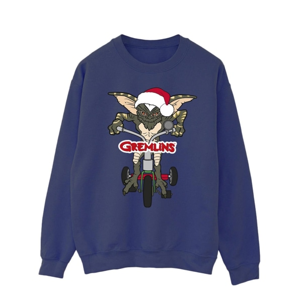 Gremlins Mens Bike Logo Sweatshirt S Marinblå Navy Blue S