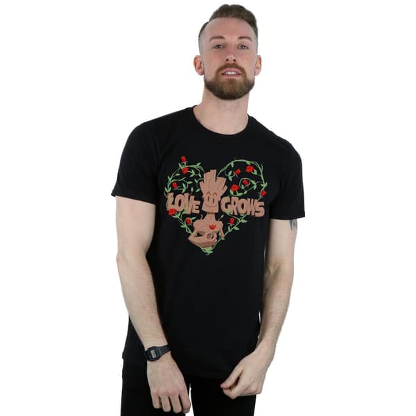 Marvel Herr Groot Love Grows T-shirt S Svart Black S