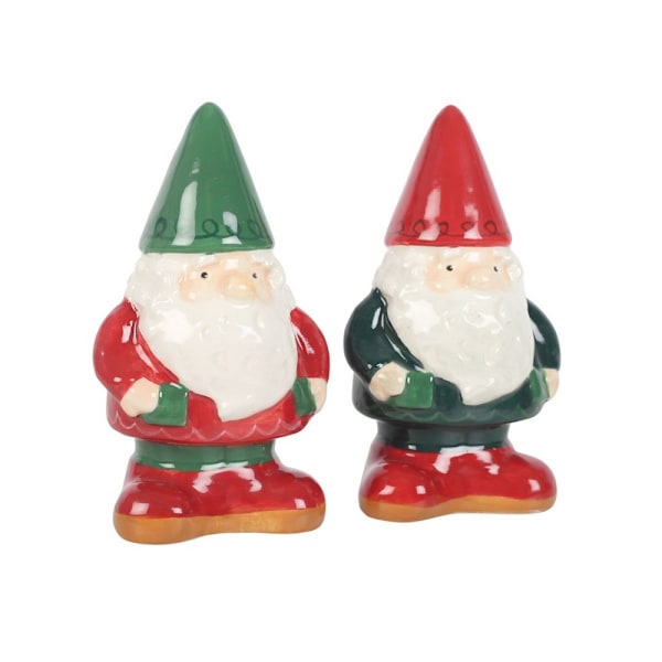 Something Different Gnome Salt and Pepper Shakers One Size Röd/ Red/Green/White One Size
