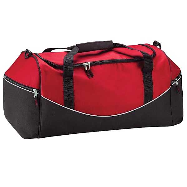Quadra Teamwear Holdall Duffelväska (55 liter) One Size Classic Classic Red/Black/White One Size