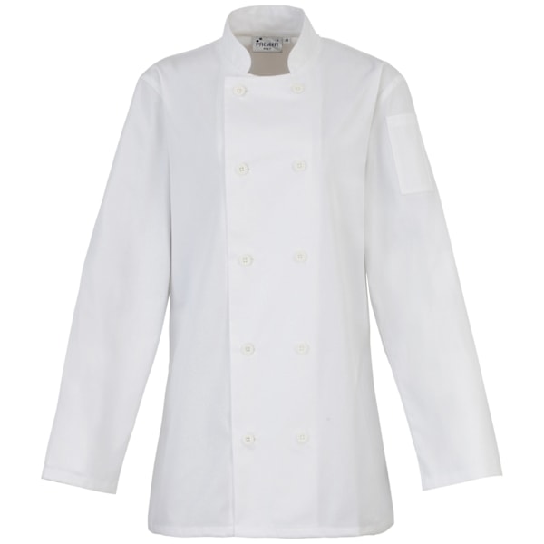 Premier Dam/Dam långärmad kockjacka / Kockkläder XL W White XL
