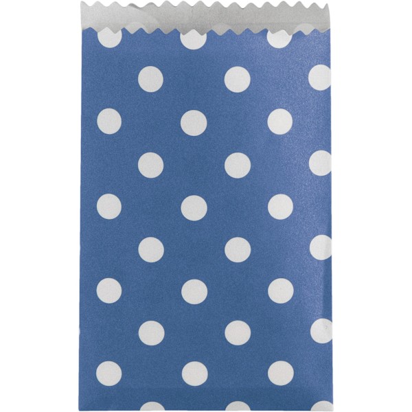 Creative Converting Polka Dot Paper Treat Bag (Förpackning om 20) En True Blue/White One Size