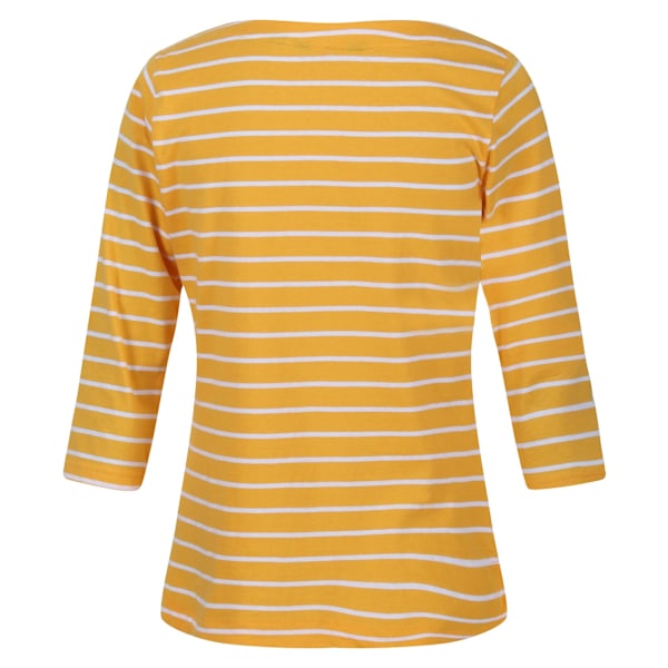 Regatta Womens/Ladies Bayla 3/4 Sleeve T-Shirt 8 UK Mango Yello Mango Yellow/White 8 UK