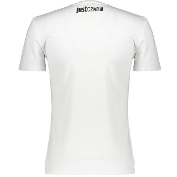 Just Cavalli Unisex Vuxen Orm Logotyp T-shirt XL Vit White XL