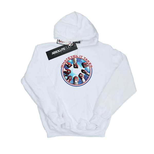 Marvel Mens Avengers Endgame Whatever It Takes Fists Hoodie L W White L