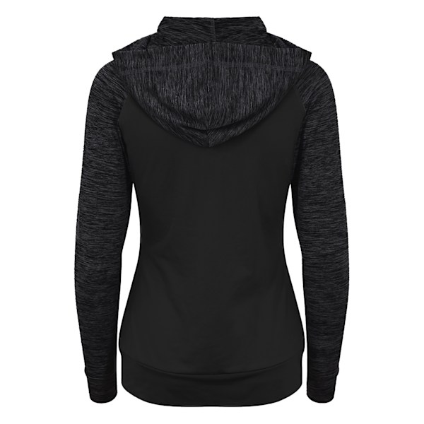 AWDis Just Cool Dam/Damer Girlie Cool Kontrast Zoodie XS Jet Black Jet Black XS