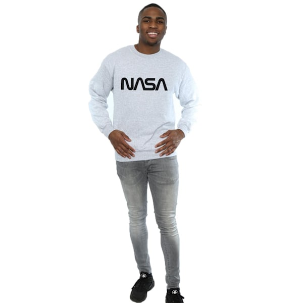 NASA Herr Modern Logo Sweatshirt XL Sports Grey Sports Grey XL