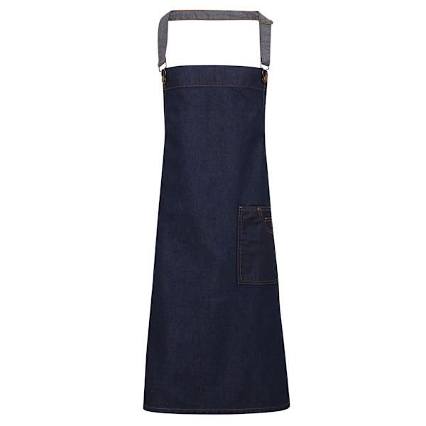 Premier District Haklappsförkläde One Size Indigo Denim Indigo Denim One Size