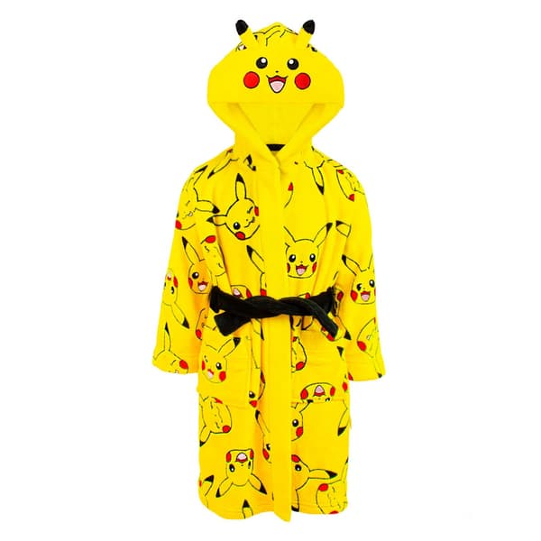 Pokemon Barn/Barn Pikachu Front Pocket Robe 13-14 År Gul Yellow 13-14 Years
