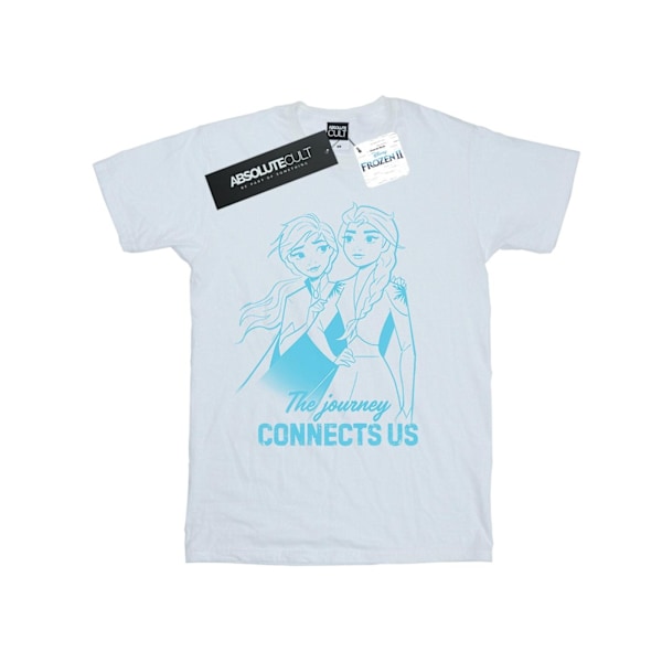 Disney Boys Frozen 2 Elsa och Anna The Journey Connects Us T-shirt White 7-8 Years