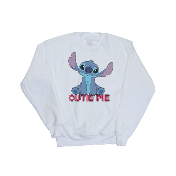 Disney Dam/Kvinnor Lilo Och Stitch Stitch Cutie Pie Sweatshirt Black L