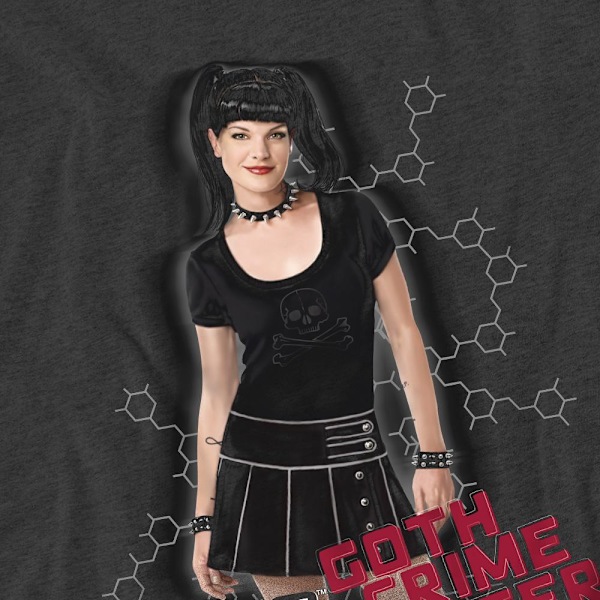 NCIS Unisex Vuxen Goth Brottsbekämpare T-Shirt M Kolgrå Charcoal M