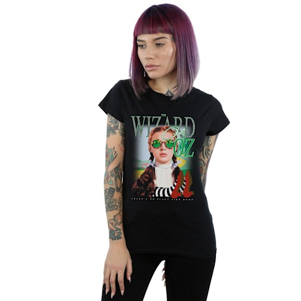 Trollkarlen från Oz Dam/Dam No Place Rutmönstrad Bomull T-S Black XL