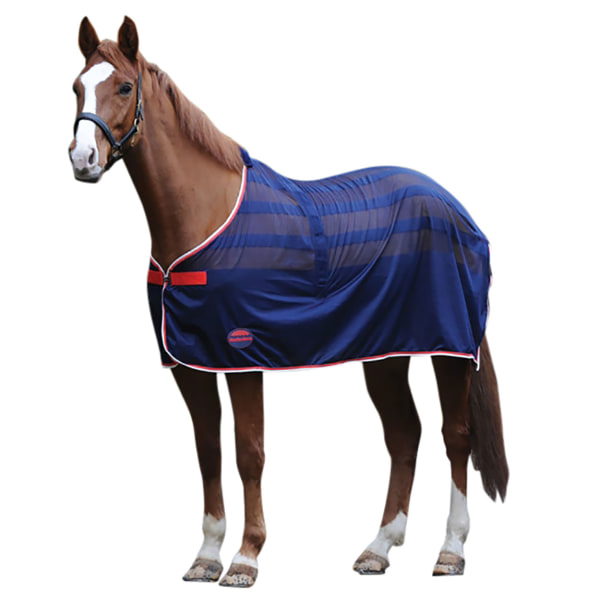 Weatherbeeta Scrim Cooler Standard Neck Matta 4 ft Marin/Röd/Vit Navy/Red/White 4 ft