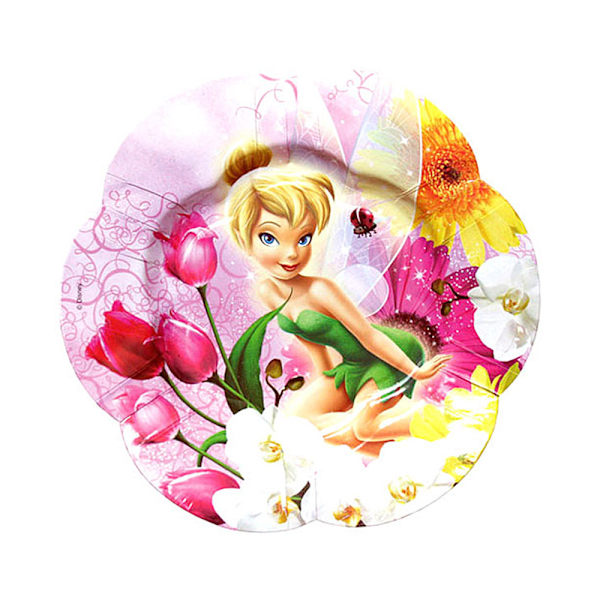 Tinkerbell Pappersfestplattor (Förpackning om 6) En Storlek Flerfärgad Multicoloured One Size