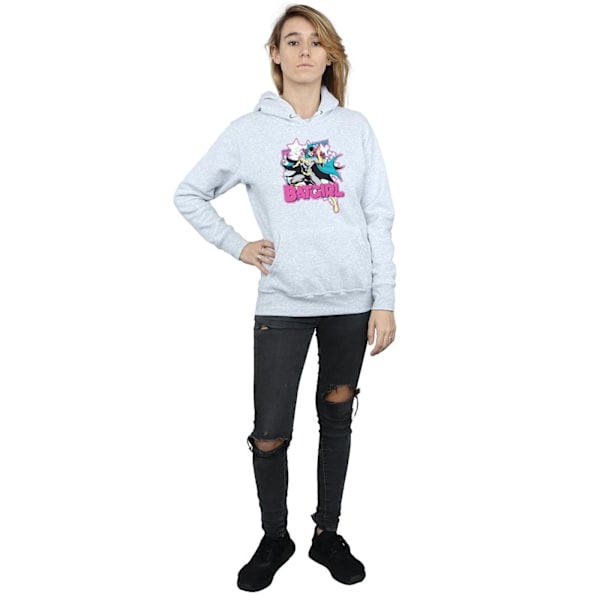 DC Comics Dam/Kvinnor Batgirl Leap Hoodie XL Heather Grey Heather Grey XL