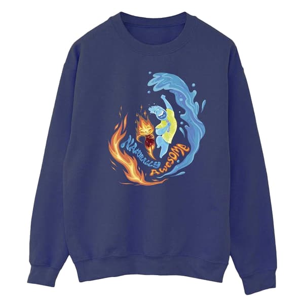 Elemental Dam/Dam Naturally Awesome Sweatshirt L Marinblå Navy Blue L