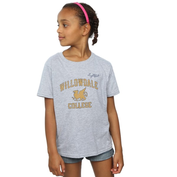 Disney Girls Onward Willowdale College Bomull T-shirt 5-6 år Sports Grey 5-6 Years