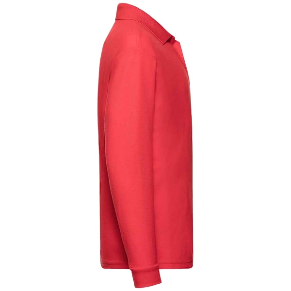 Fruit Of The Loom Barn/Barnkläder Långärmad Pique Poloskjorta 5 Red 5-6 Years