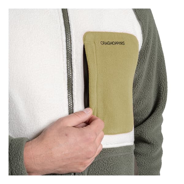 Craghoppers Herr Dades Colour Block Jacka L Mörk Sage/Ecru Dark Sage/Ecru L
