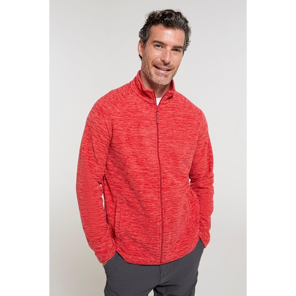 Mountain Warehouse Herr Snowdon II Full Zip Fleece Jacka 4XL Röd Red 4XL