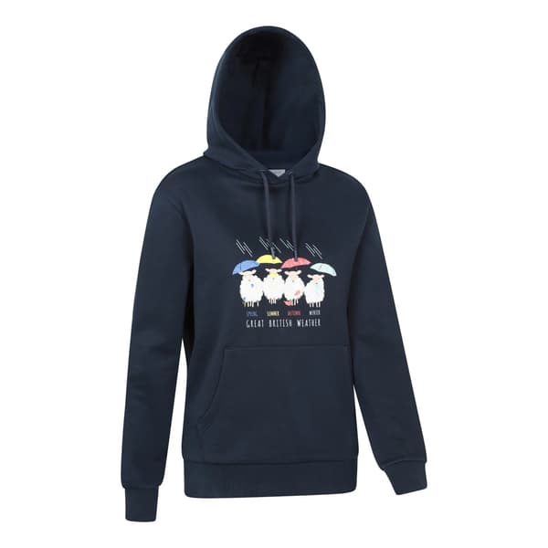 Mountain Warehouse Dam/Dam Great British Weather Regular Navy 10 UK