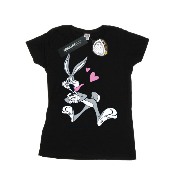 Looney Tunes Dam/Damer Bugs Bunny In Love Bomull T-shirt M Black M