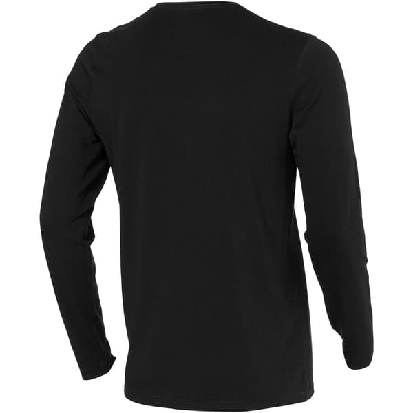 Elevate Mens Ponoka Long Sleeve T-Shirt XS Solid Black Solid Black XS