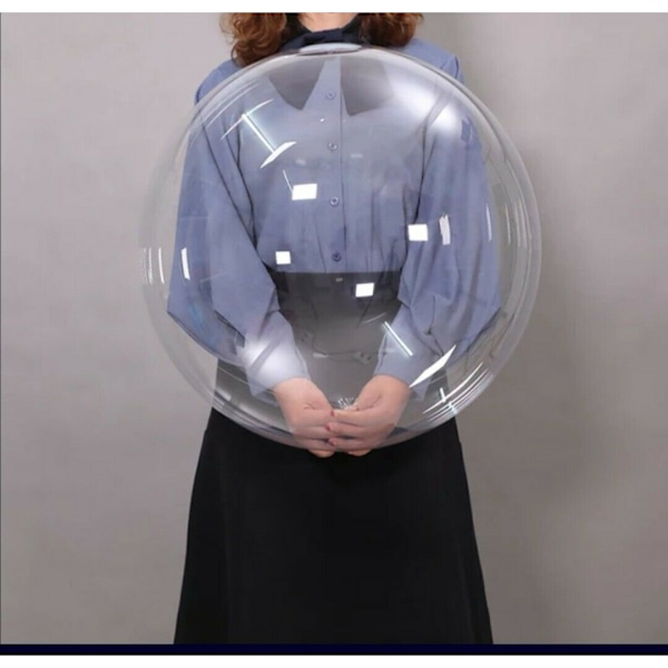 Realmax BoBo Transparent Bubble Ballong En Storlek Klar Clear One Size