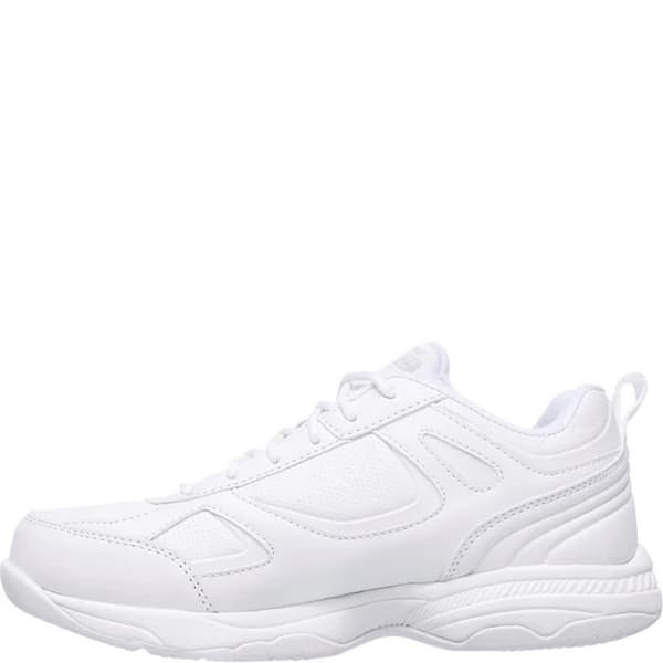 Skechers Dighton-Bricelyn SR Läder Relaxed Fit för dam White 8 UK