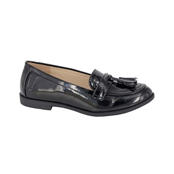 Boulevard Dam/Dam Patent PU Tassel Loafers 5 UK Svart Black 5 UK