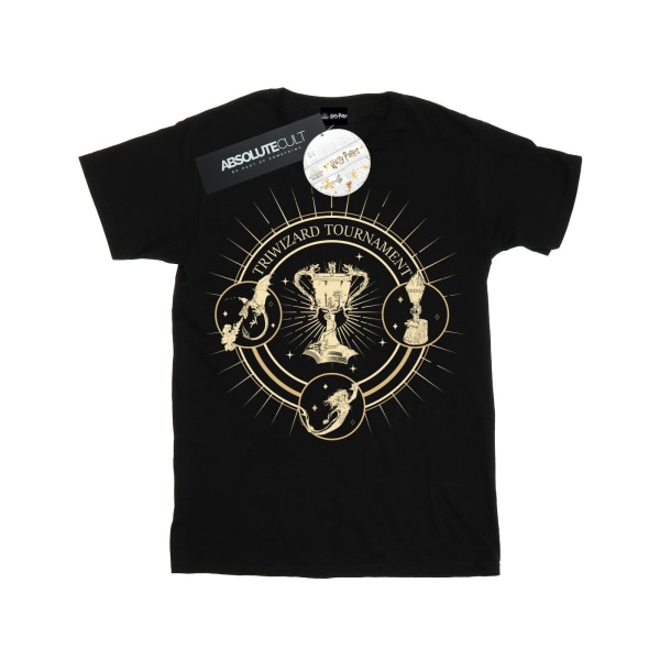 Harry Potter Mens Triwizard Seal T-Shirt 5XL Svart Black 5XL