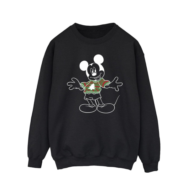 Disney Mickey Mouse Xmas Sweatshirt 4XL svart Black 4XL