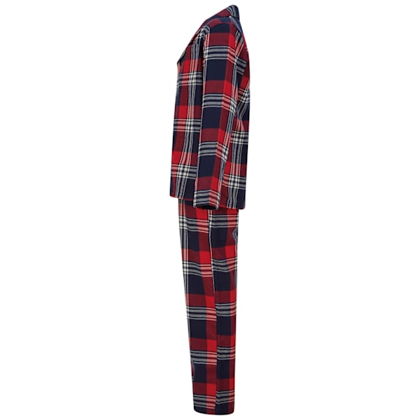 SF Minni Barn/Barn Tartan Pyjamas Set 13 År Röd/Marinblå Red/Navy 13 Years