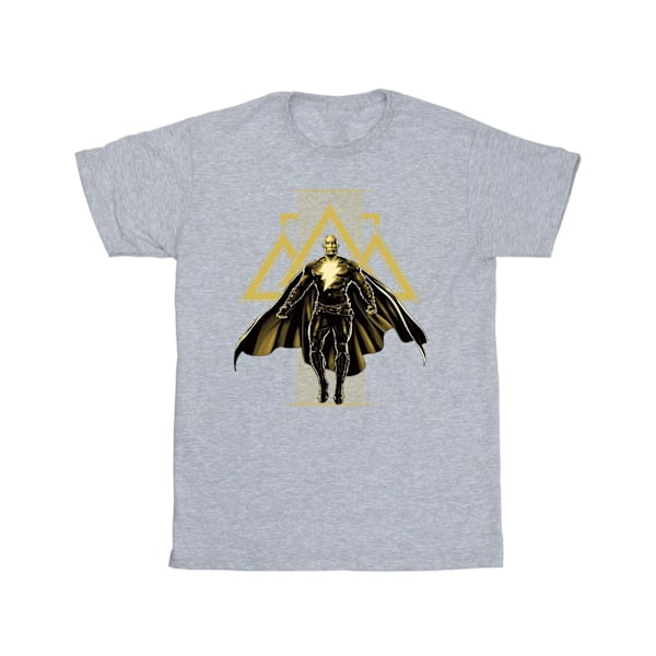 DC Comics Boys Black Adam Rising Golden Symbols T-shirt 12-13 år Sports Grey 12-13 Years