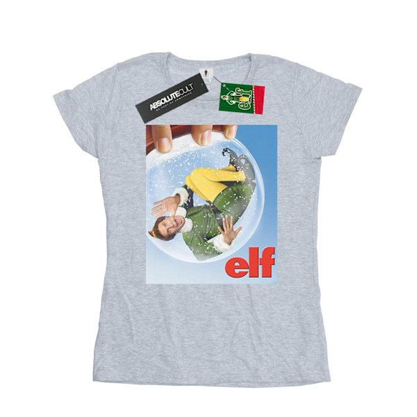 Elf Dam/Damer Snöglob Affisch Bomull T-shirt XXL Sports G Sports Grey XXL