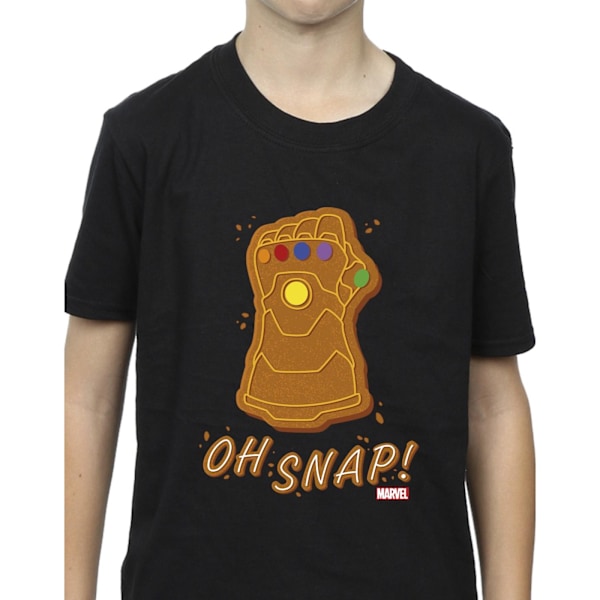 Marvel Boys Thanos Oh Snap T-shirt 3-4 år Svart Black 3-4 Years