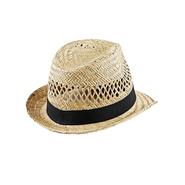 Beechfield Unisex Vuxen Halm Sommar Trilby S-M Naturlig Natural S-M