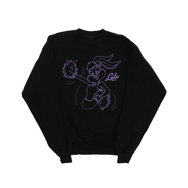 Looney Tunes Boys Lola Bunny Glow Sweatshirt 12-13 år Svart Black 12-13 Years