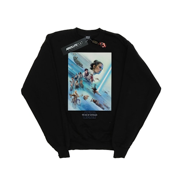 Star Wars: The Rise of Skywalker Dam/Damer Resistance Poster Sweatshirt för kvinnor Black M