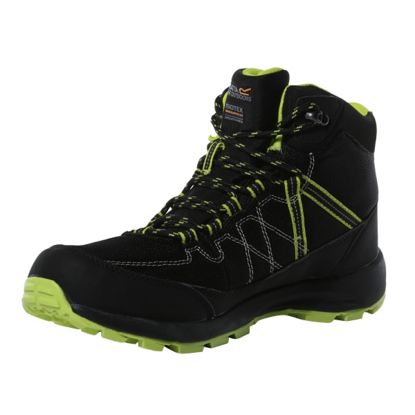 Regatta Mens Samaris Lite Walking Boots 6.5 UK Black/Lime Punch Black/Lime Punch 6.5 UK