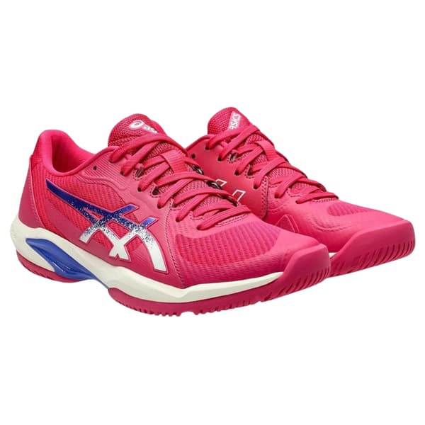 Asics Dam Solution Swift FF 2 Lågskurna Tennisskor 4 Bright Rose/Dark Cobalt 4 UK