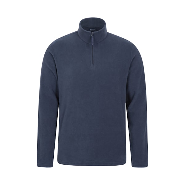 Mountain Warehouse Camber II Fleece Tröja med Halv Dragkedja Herr XL Marinblå Navy XL