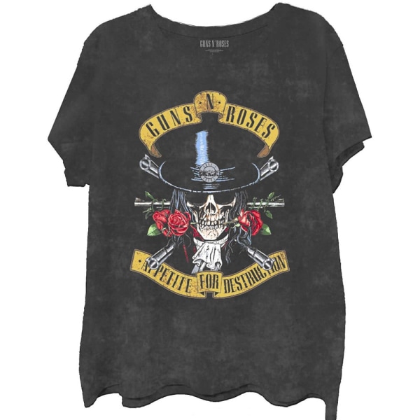 Guns N Roses Unisex Vuxen Aptit tvättad T-shirt S Svart Black S