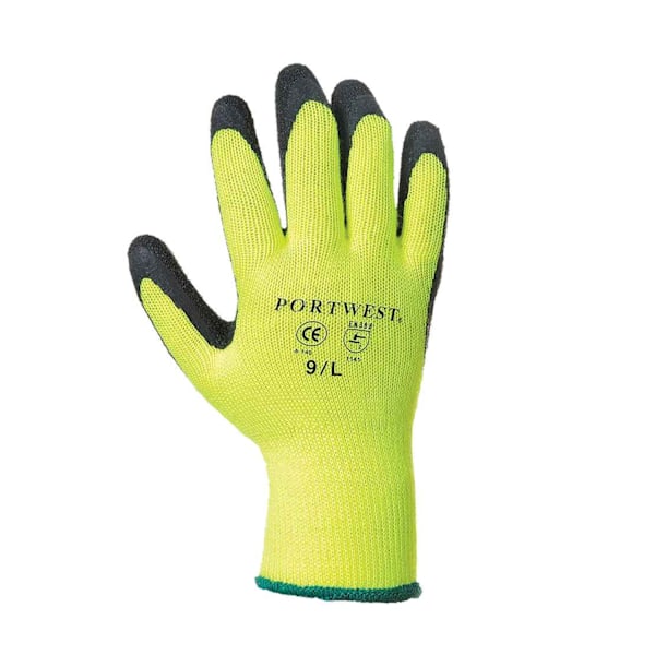 Portwest Unisex Vuxen Termiska Grepphandskar L Gul Yellow L