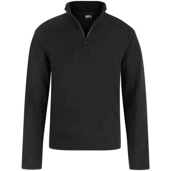 PRO RTX Herr Quarter Zip Fleecejacka L Svart Black L