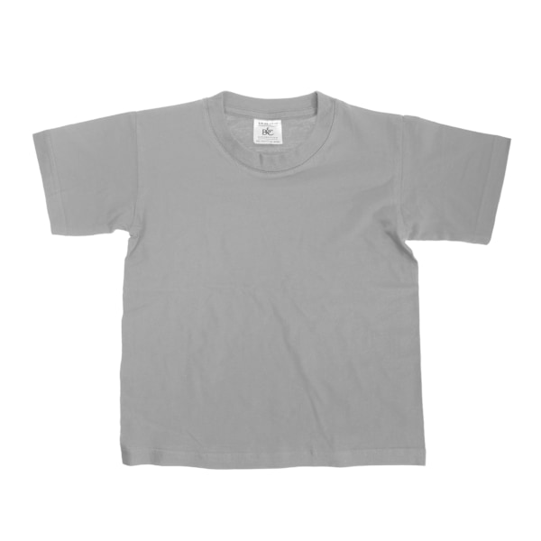 B&C Barn/Barn Exact 150 Kortärmad T-shirt (2-pack) Sport Grey 12-14