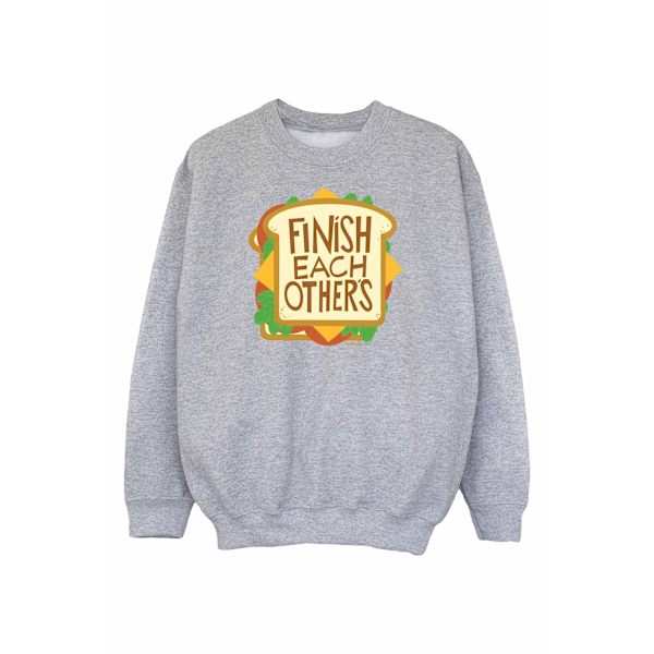 Disney Girls Wreck It Ralph Anna´s tröja Sweatshirt 7-8 år S Sports Grey 7-8 Years