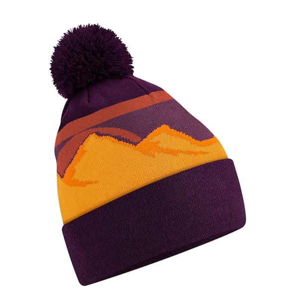 Beechfield Mountain Pom Pom Beanie One Size Desert Desert One Size